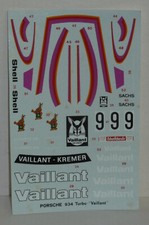 Décal ESCI Porsche 934 Vaillant 1/24
