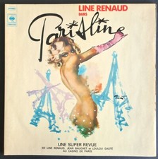 DISQUE 33 TOURS + BRENOT + DÉDICACE LINE RENAUD " PARISLINE " + PROGRAMME