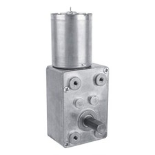 SANON Motoréducteur à Vis sans Fin à Couple Élevé Réversible Dc 12V 40Rpm Électr