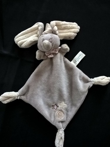 Doudou dumbo plat - dumbo, gris