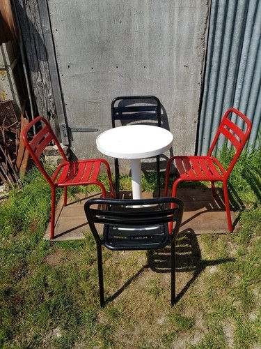 Lot chaises tolix métal - lot,