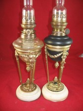 duo lampes à pétrole Empire