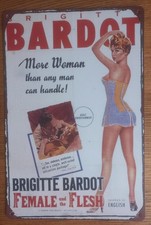 Plaque métal affiche film