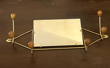 porte manteaux patère fer et bois 64 cm