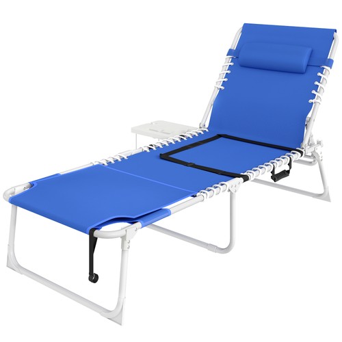 Folding tanning chaise lounge - folding,