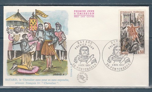 Enveloppe 1er jour chevalier - 1er,
