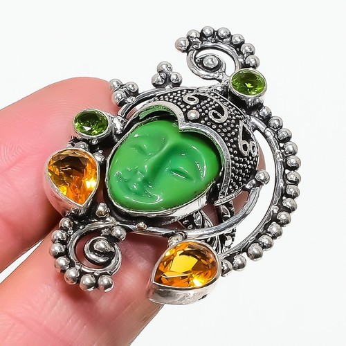 Bague camée calcédoine - bague, en