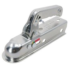 Attelage d'attelage en acier pressé de remorque non freinée pour boîte de 50 ...