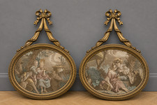 Paire de médaillons muraux de