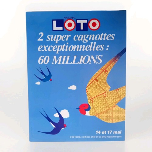Plv carton affiche loto - affiche,