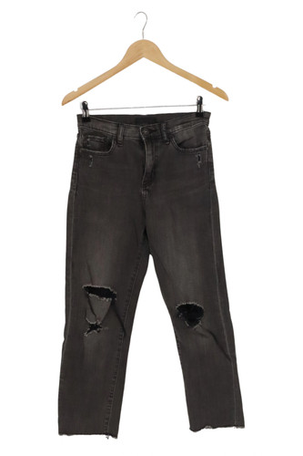 Uniqlo jean droit femme - uniqlo, gris