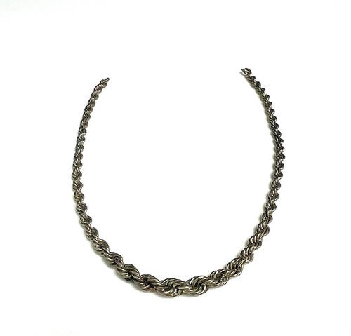 Vintage collier chaîne corde - collier,