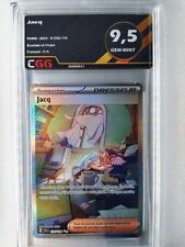 Carte pokemon Français Jacq (SVI 250) Écarlate et Violet CGG 9,5 26000051