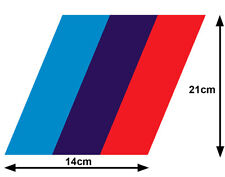 BANDE POUR BMW M3 E92 Z4 M8 M4 SPORT CALANDRE 21cmX14cm  STICKER AUTO BD531-3