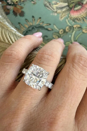 Bague diamant blanc 14 - or,