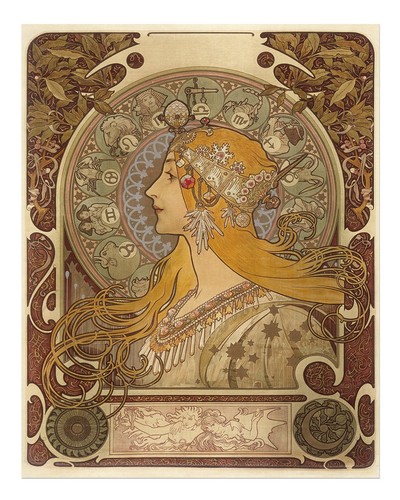 Affiche art nouveau - art, wall