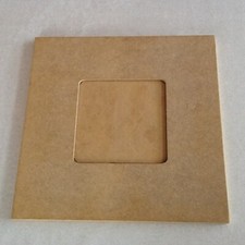 Support en bois (MDF) à peindre - 32 x 32 cm