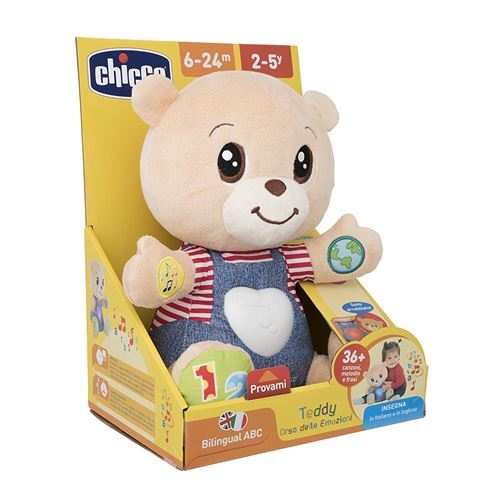 Peluche interactive chicco - peluche,