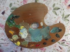 Ancienne Palette de Peintre