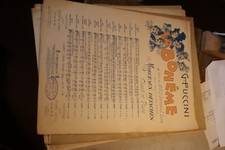 G. Puccini La Bohème n°1 solo de Rodolphe partition chant piano ed. Ricordi