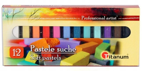 Crayons pastel secs pour usage