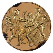 France médaille - Révolution Française - Chute de Robespierre 1794 - vermeil