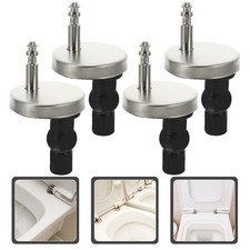  2 Sets Vis De Fixation Abattant Wc Pièces Charnière Siège Toilette