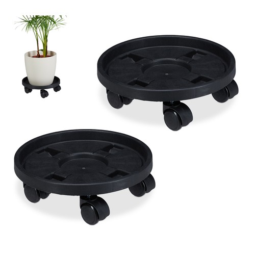 Plateau roulettes plantes - roulettes,