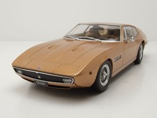 Maserati Ghibli Coupé 1969 Or Métallique Modèle Réduit 1:18 KK Échelle