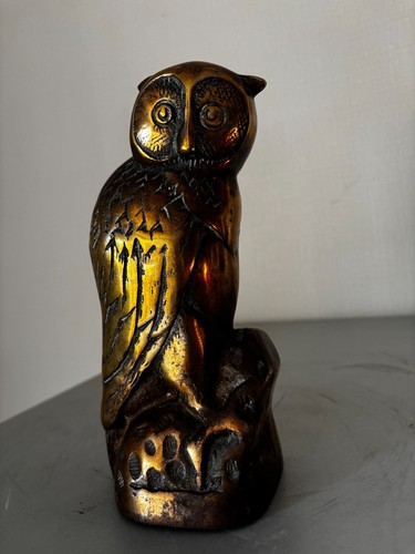 Sculpture chouette hibou - sculpture,