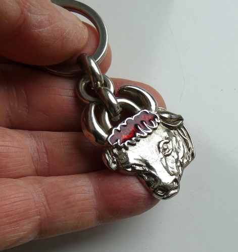 Porte clé métal tête - métal,