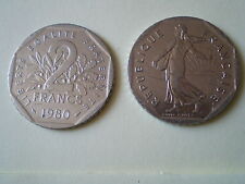 PIECE de 2 FRANCS SEMEUSE de 1980 (en NIKEL)