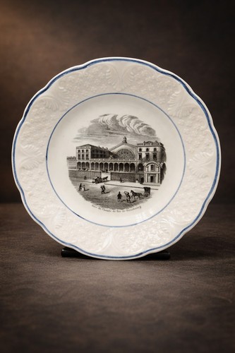 Assiette parlante ancienne