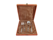 Coffret de couverts de service à mignardises orfèvrerie  Noël Collet