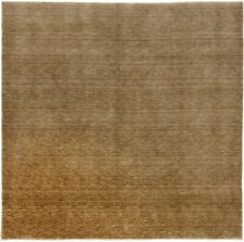 Tapis Indo Moderne Original 251 X 245 CM En Excellent État Neuf Uni 206-11