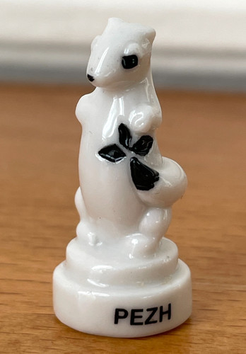 Fève ecureuil blanc pezh - ecureuil,