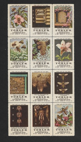 Poster stamps plate set - stamps,