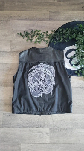 Gilet sans manches - , cuir
