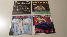 SP lot collection de 4 disques vinyles 45T d'Alain Souchon 45 tours 17cm