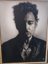 Tableau portrait johnny - portrait,