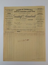 Facture ancienne, 1907