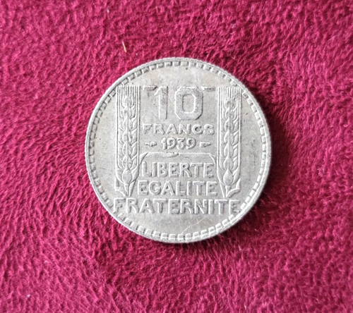 Monnaie argent france 10 - argent,