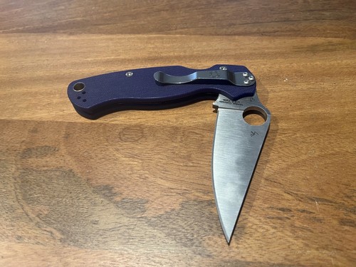 New spyderco paramilitary in - spyderco, 2