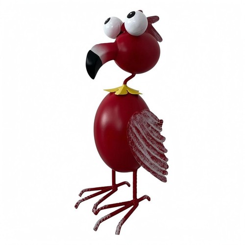Flamant fer forgé figurine - en,