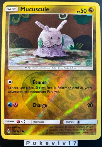 Carte pokemon mucuscule 145 - carte,