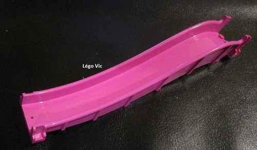 Lego 4876 slide dark pink - slide,