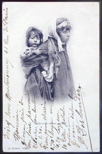 Algérie bédouine enfant - enfant, 1900