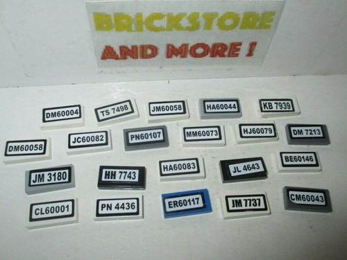 Lego tile 1x2 - -, plate
