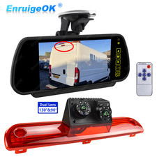 Double Caméra de recul avec ecran 7" IP69 Pour Fiat Ducato Peugeot Boxer Citroën