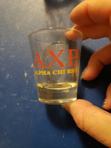 Alpha chi rho shot - shot, glass